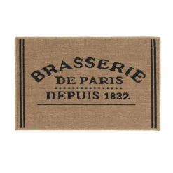 Tapis De Cuisine|Tapis Multi-Usage|DOUCEUR D'INTERIEUR Tapis de cuisine (50 x 80 cm) Troquet Beige