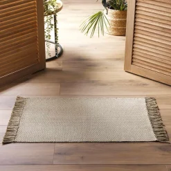 Tapis De Chambre/Salon|DOUCEUR D'INTERIEUR Tapis de salon coton (50 x 80 cm) Pietro Marron