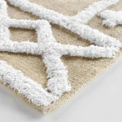 Tapis De Chambre/Salon|DOUCEUR D'INTERIEUR Tapis de salon jute et coton (120 x 170 cm) Medine Beige