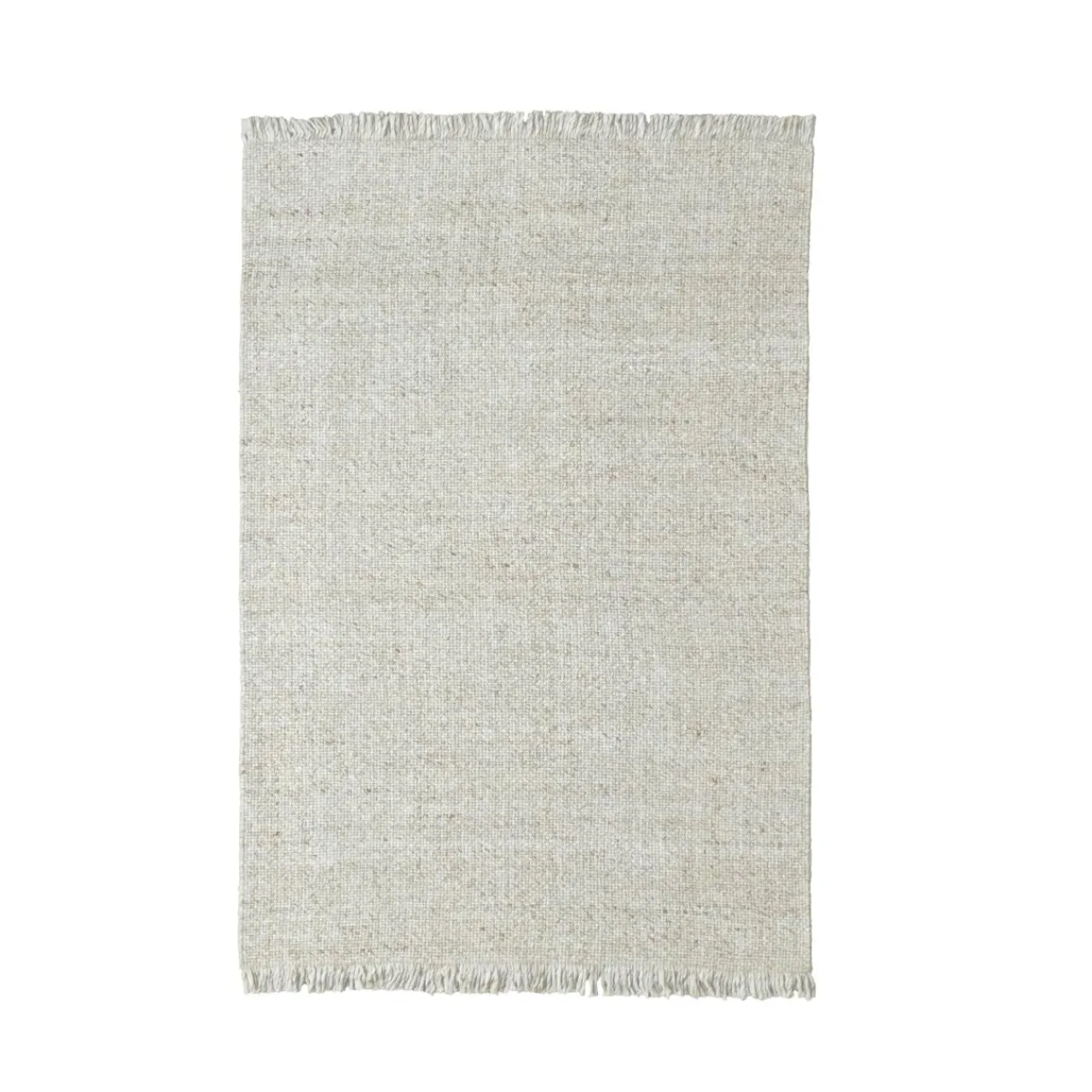 Tapis De Chambre/Salon|EMINZA Tapis de salon rectangulaire laine tissée (160 x 230 cm) Jacks Beige
