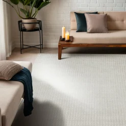 Tapis De Chambre/Salon|EMINZA Tapis de salon rectangulaire tissé (160 x 230 cm) Ravi pampa Beige