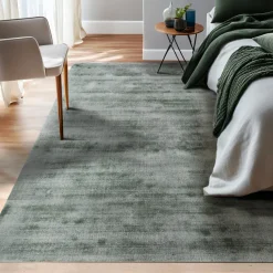 Tapis De Chambre/Salon|EMINZA Tapis de salon rectangulaire tissé (140 x 200 cm) Antique Gris