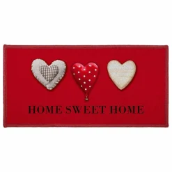 Tapis Multi-Usage|DOUCEUR D'INTERIEUR Tapis d'entrée (50 x 120 cm) Home Passion Rouge