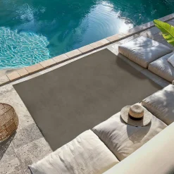 Tapis D'Extérieur|Tapis D'Extérieur|HESPERIDE Tapis d'extérieur rectangulaire (140 x 200 cm) Acora Bronze Gris