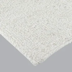 Tapis De Chambre/Salon|TENDANCE Tapis salon coton (45 x 90 cm) Leo Blanc