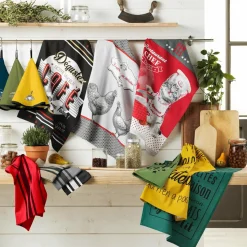 Accessoire Cuisine|DOUCEUR D'INTERIEUR Torchon (70 cm) Comptoir Gris