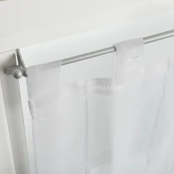 Tringle Voilage Et Support|LUANCE Tringle extensible Fix'vit (30 à 50 cm) Argent