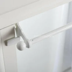Tringle Voilage Et Support|LUANCE Tringle extensible Fix'vit (30 à 50 cm) Blanc