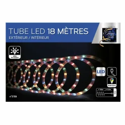 Guirlande Lumineuse|Feeric Lights & Christmas Tube lumineux 324 LED (18 m) Multicolore
