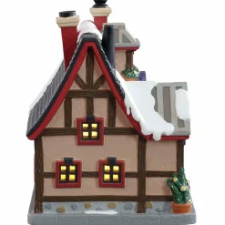 Village De Noël Lemax|LEMAX Village de Noël à piles lumineux Le Crêpe Café