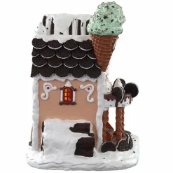 Village De Noël Lemax|LEMAX Village de Noël à piles lumineux Glacier Cookies n' cream