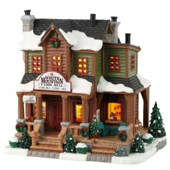 Village De Noël Lemax|LEMAX Village de Noël à piles lumineux Cidrerie White Moutain