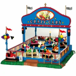 Village De Noël Lemax|LEMAX Village de Noël lumineux et en mouvement Crazy Cars