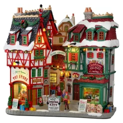Village De Noël Lemax|LEMAX Village de Noël lumineux à piles Christmas City