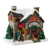 Village De Noël Lemax|LEMAX Village de Noël lumineux Le café Winter's Haven