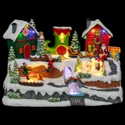 Village De Noël Lumineux|Feeric Lights & Christmas Village de Noël lumineux et animé Village des Lutins