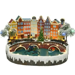 Village De Noël Lumineux|KAEMINGK Village de Noël lumineux et musical Amsterdam