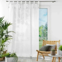 Voilage|DOUCEUR D'INTERIEUR Voilage à passants (140 x 240 cm) Dalila Blanc
