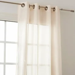 Voilage|LINDER Voilage (145 x 240 cm) Givrée Beige