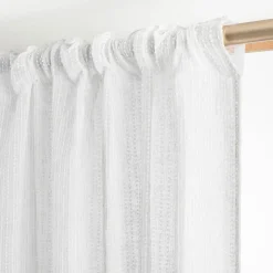 Voilage|EMINZA Voilage galon fronceur (140 x 240 cm) Arthur Blanc