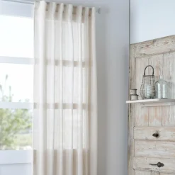 Voilage|STOF Voilage galon fronceur (140 x 260 cm) Madrid Ecru