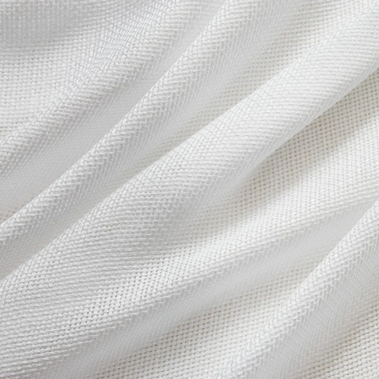 Voilage|EMINZA Voilage galon fronceur effet lin (140 x 240 cm) Luca Blanc