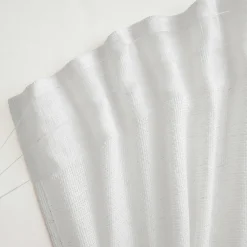 Voilage|EMINZA Voilage galon fronceur effet lin (140 x 240 cm) Luca Blanc