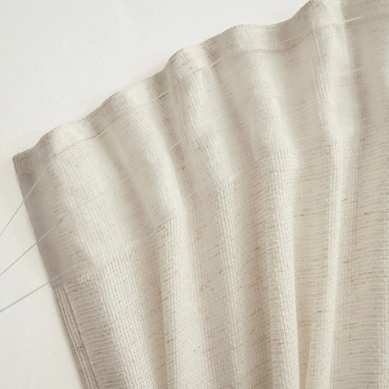 Voilage|EMINZA Voilage galon fronceur effet lin (140 x 240 cm) Luca Beige