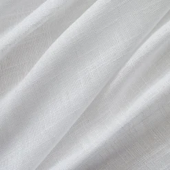 Voilage|EMINZA Voilage galon fronceur effet lin (140 x 240 cm) Robin Blanc