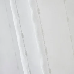 Voilage|EMINZA Voilage galon fronceur pompons (280 x 240 cm) Axel Blanc