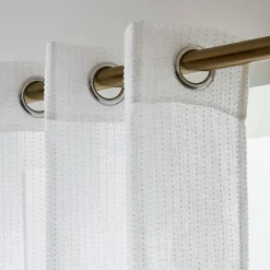 Voilage|EMINZA Voilage œillets (280 x 240 cm) Arthur Blanc