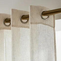 Voilage|EMINZA Voilage œillets (180 x 240 cm) Arthur Beige