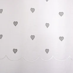 Voilage|ENJOY HOME Voilage œillets (140 x 240 cm) Coeurs Gris