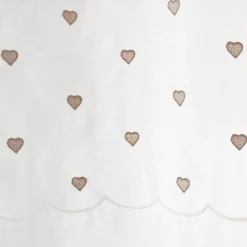Voilage|ENJOY HOME Voilage œillets (140 x 240 cm) Coeurs Beige
