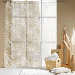Voilage|douceur d'intu017drieur Voilage œillets (140 x 240 cm) Dune Beige