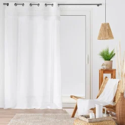 Voilage|douceur d'intu017drieur Voilage œillets (140 x 240 cm) Frangina Blanc