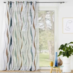 Voilage|DOUCEUR D'INTERIEUR Voilage œillets (140 x 240 cm) Lisana Multicolore