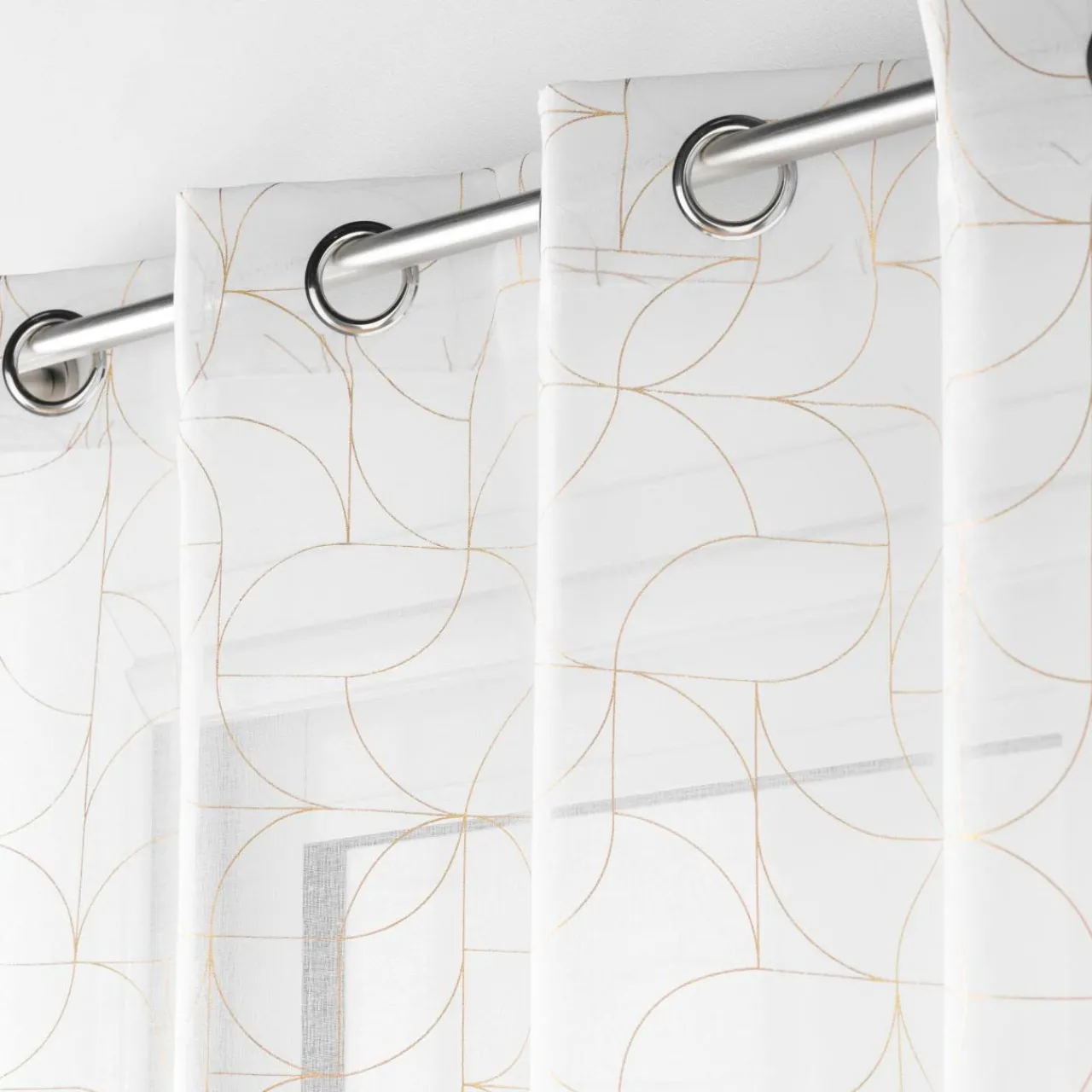 Voilage|douceur d'intu017drieur Voilage œillets (140 x 240 cm) Louxor Blanc