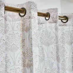 Voilage|douceur d'intu017drieur Voilage œillets (140 x 240 cm) Majestia Blanc