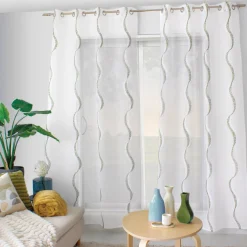 Voilage|ENJOY HOME Voilage œillets (140 x 240 cm) Matisse Vert olive