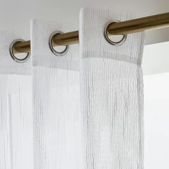 Voilage|EMINZA Voilage œillets (280 x 240 cm) Raphaël Blanc