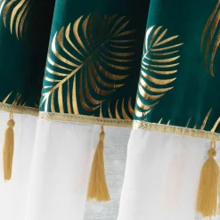 Voilage|DOUCEUR D'INTERIEUR Voilage œillets (140 x 240 cm) Sabaly Or