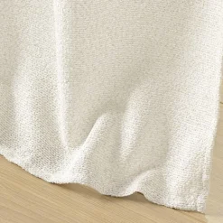 Voilage|douceur d'intu017drieur Voilage œillets effet lainage (140 x 240 cm) Loulaine Beige