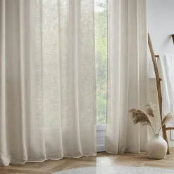 Voilage|EMINZA Voilage œillets effet lin (180 x 240 cm) Robin Beige
