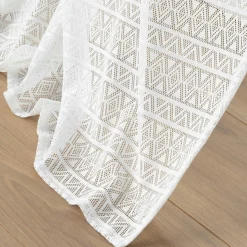 Voilage|DOUCEUR D'INTERIEUR Voilage maille (140 x 240 cm) Naomie Blanc