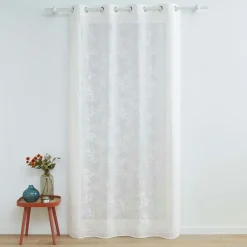 Voilage|DOUCEUR D'INTERIEUR Voilage tissé (140 x 280 cm) Karla Blanc